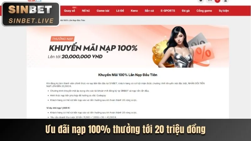 Thưởng nạp tiền hàng ngày/tuần 188bey Win